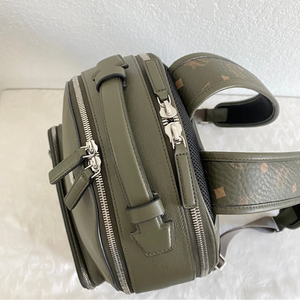 MCM genuine leather