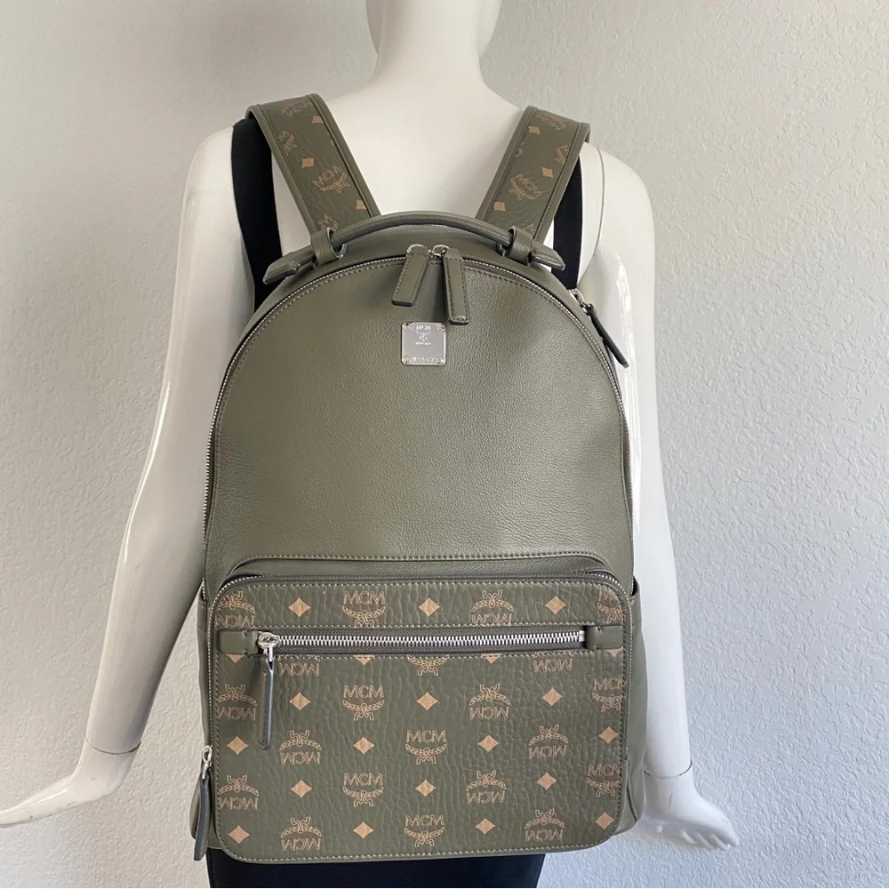 MCM genuine leather