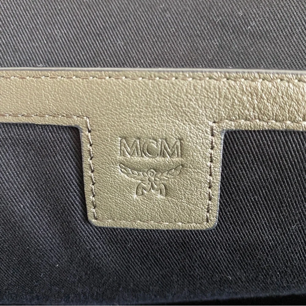 MCM genuine leather
