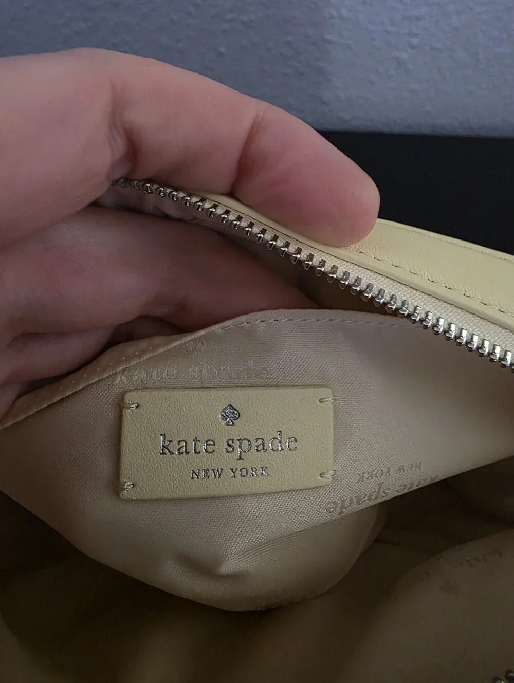 kate spade pale yellow