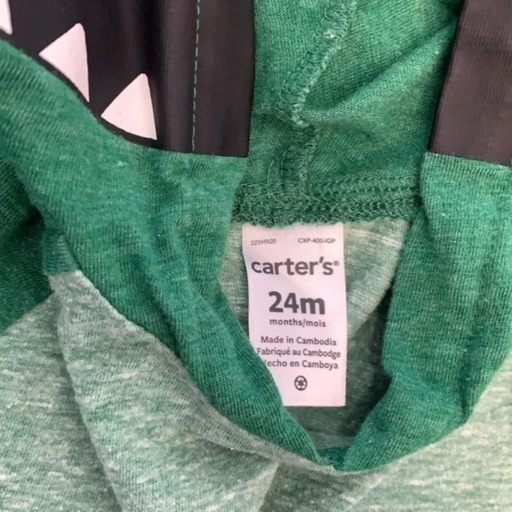 Carters dinosaur hooded