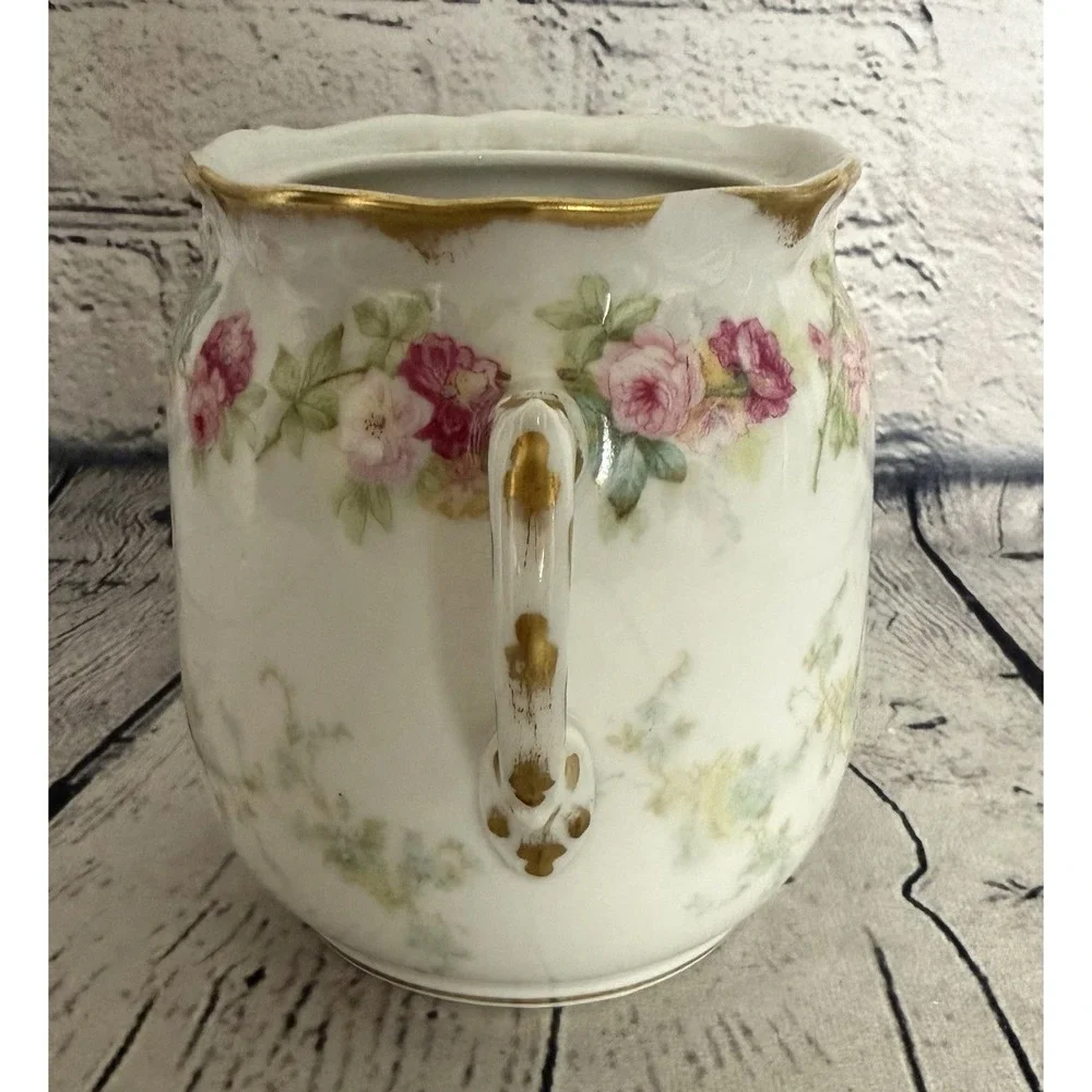 Rare Haviland Limoges France Elite Rose Gold Trim Sugar Bowl-No Lid
