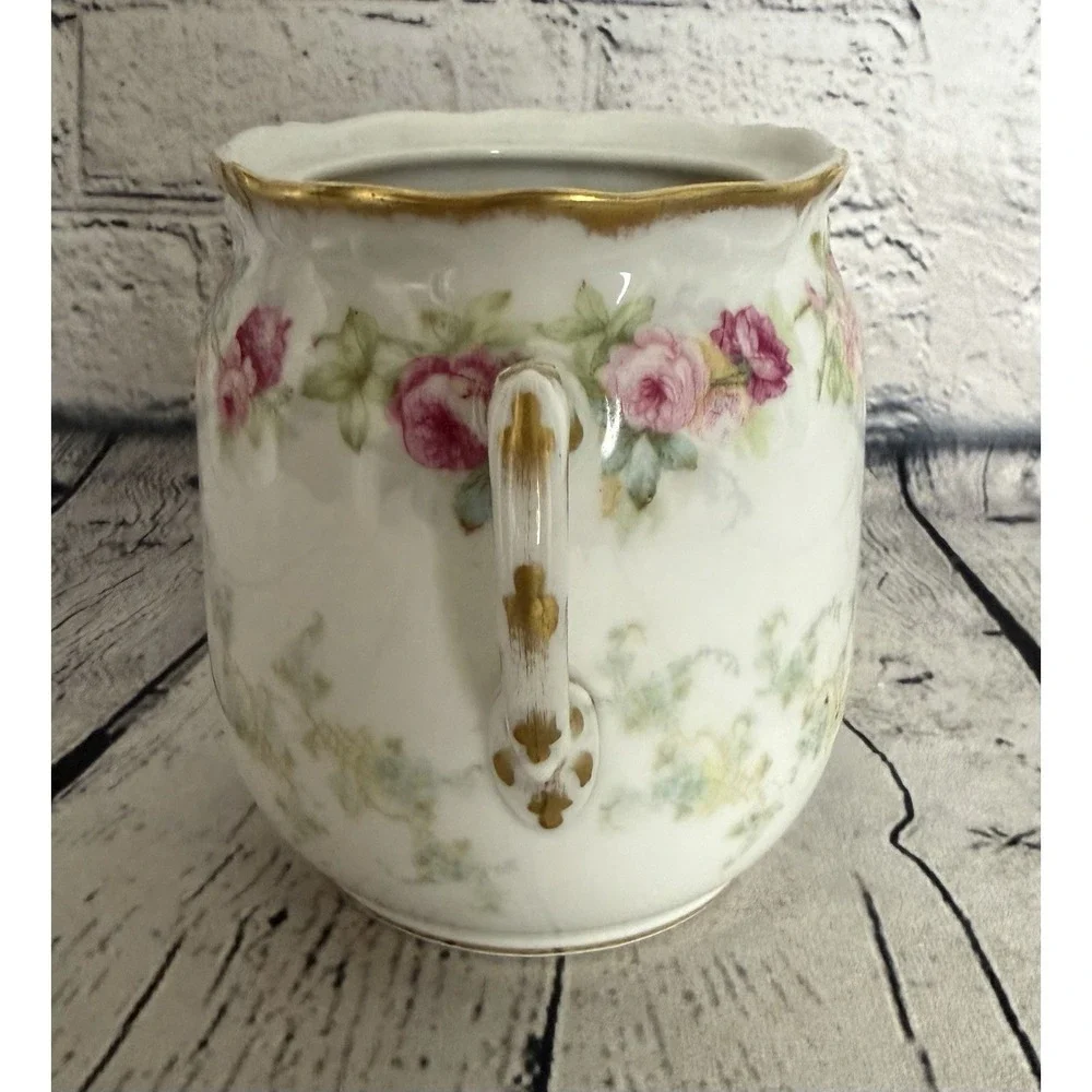 Rare Haviland Limoges France Elite Rose Gold Trim Sugar Bowl-No Lid