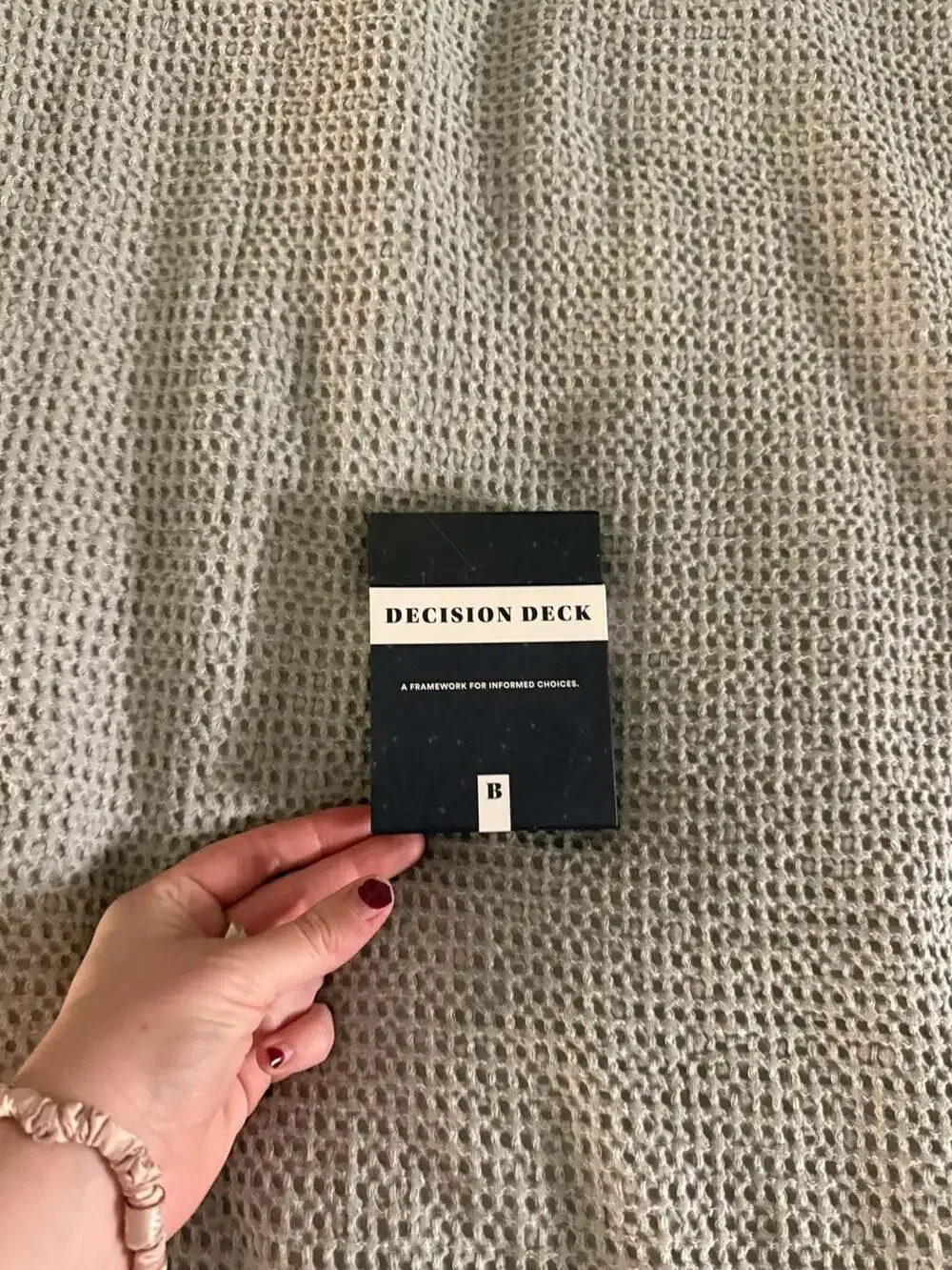 Decision Deck: A Framework for Informed Choices