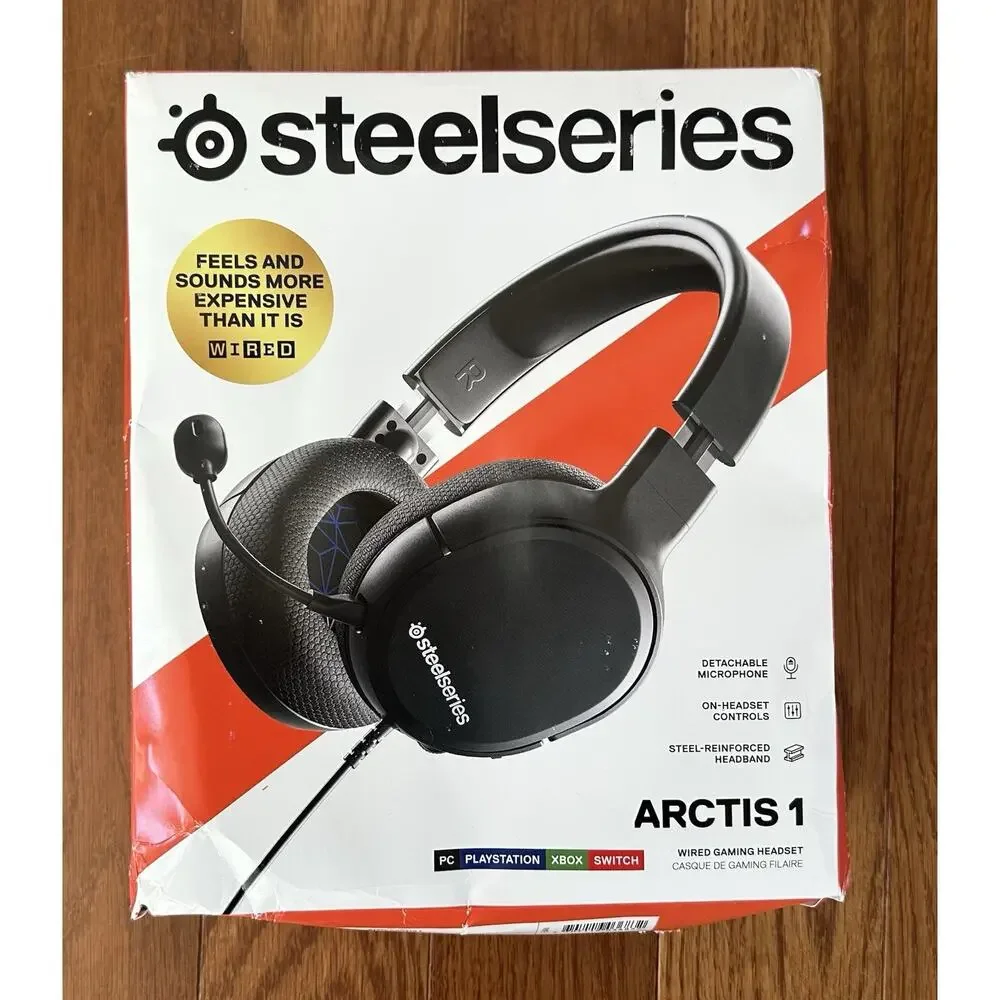 SteelSeries Arctis 1 Black Over the‎ Ear Wired Headset NEW