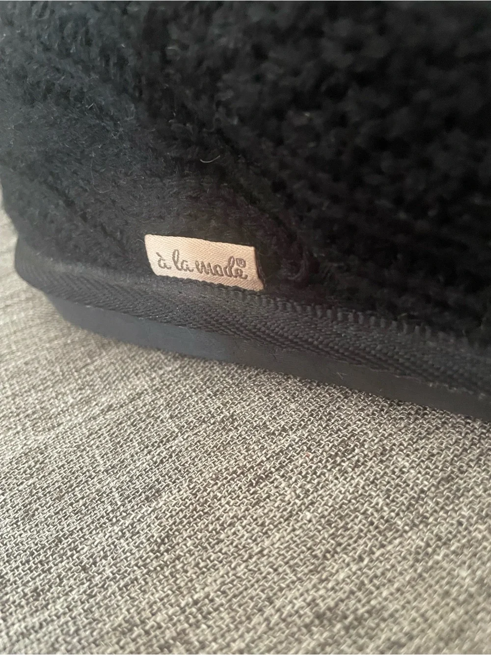 Muk luks A La Mode Tall Knit Nordic Sweater pattern Button side winter boots W9
