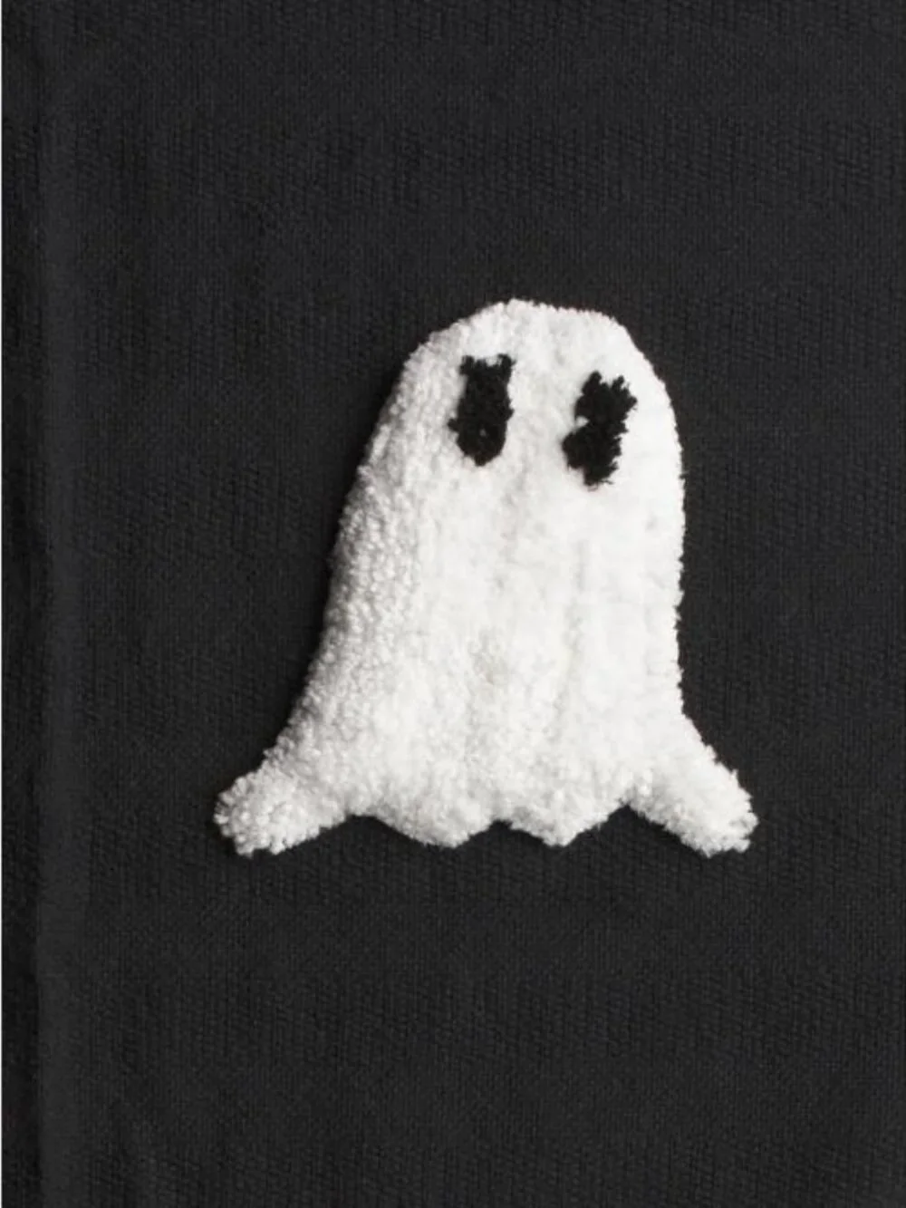 NWT Handcrafted in India 'BOO' Throw Blanket