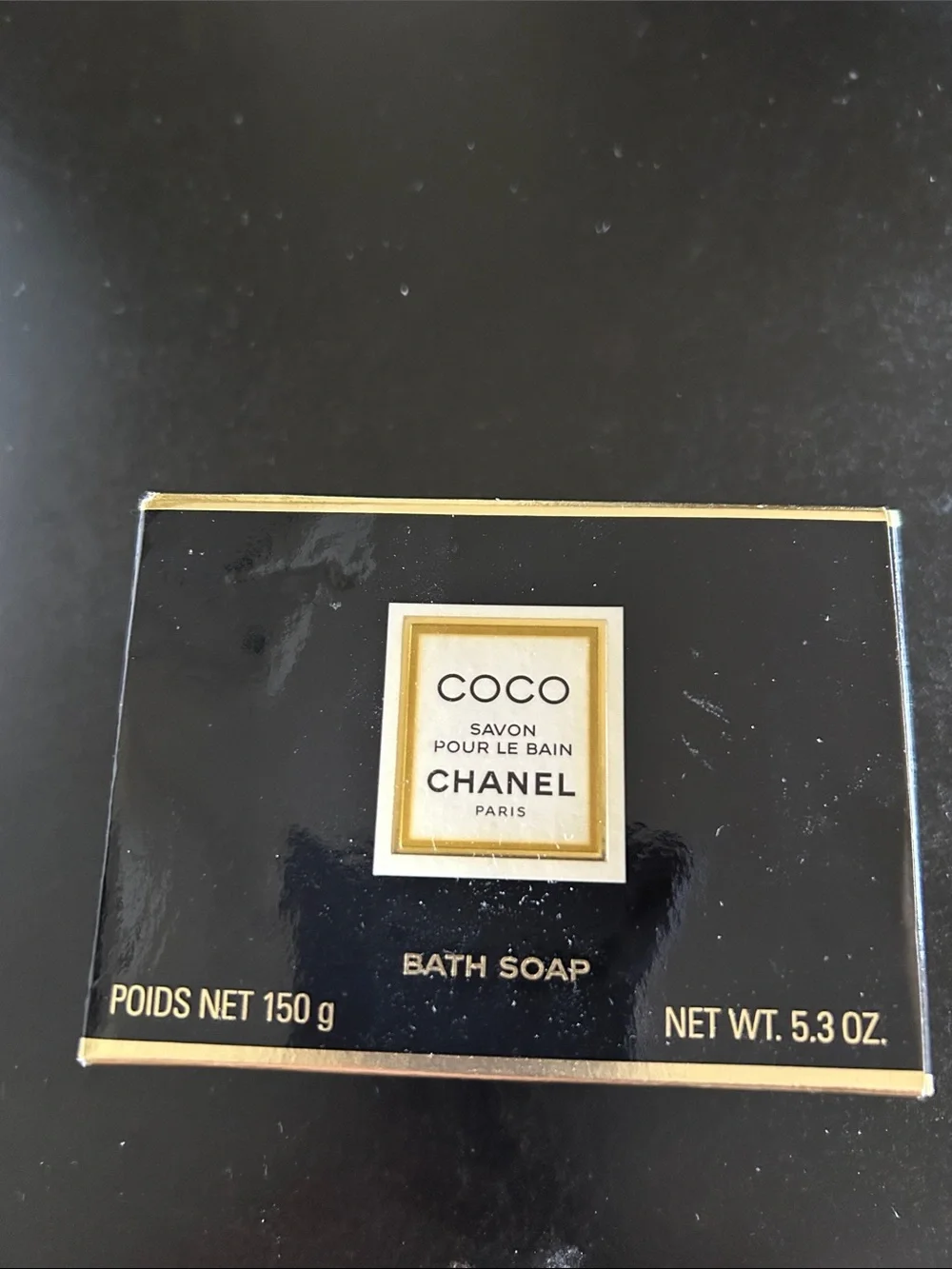 CHANEL Coco Bath Soap - Black & Gold Packaging