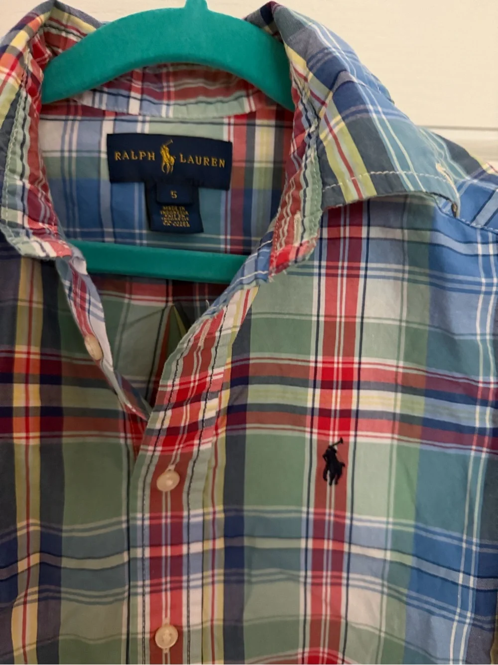 Ralph Lauren classic plaid