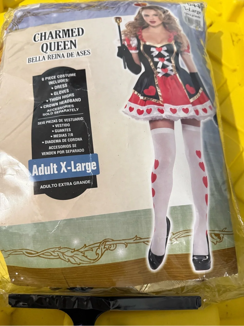 Women's Costume Dress — Red, Black & White