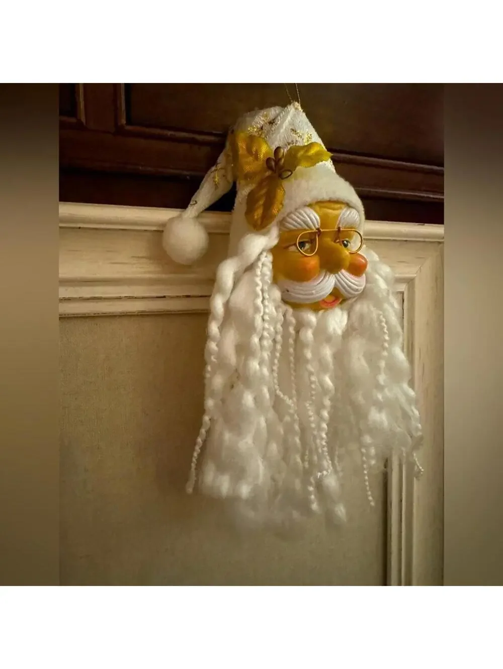 Vintage santa face