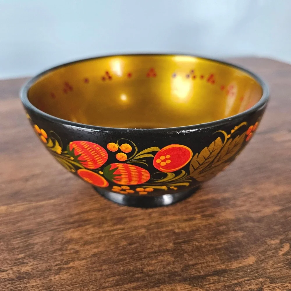 Khokhloma hand painted