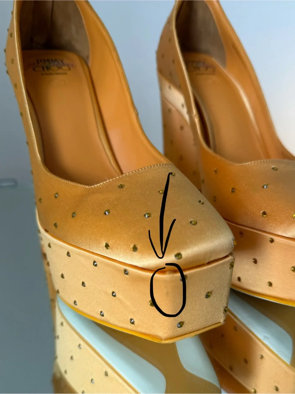 Jimmy Choo shoes are