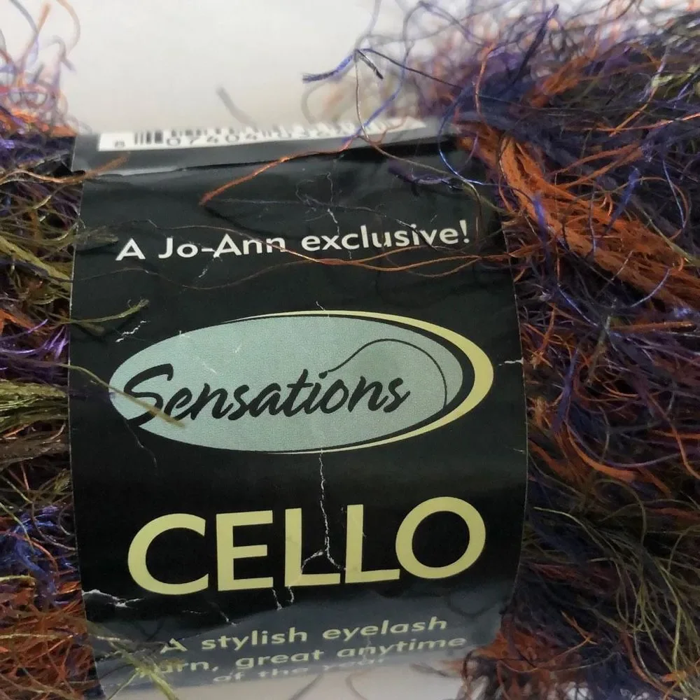 Sensations Cello eyelash yarn multi cello space yarn