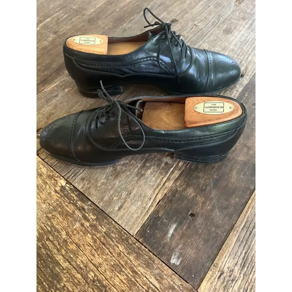 Bally black leather