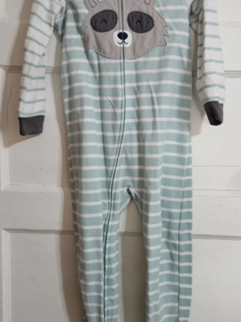 Carters green striped