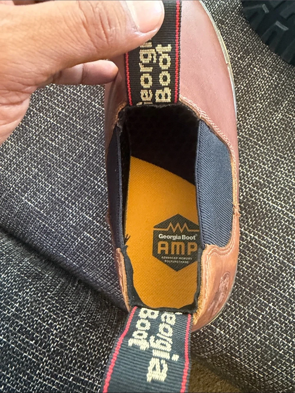 Georgia Boot durable leather