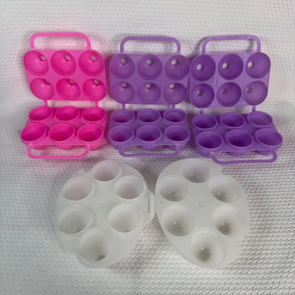Vintage‎ Jell-O Jigglers Egg Molds Set of 4 Pink Purple White Retro 90s Easter