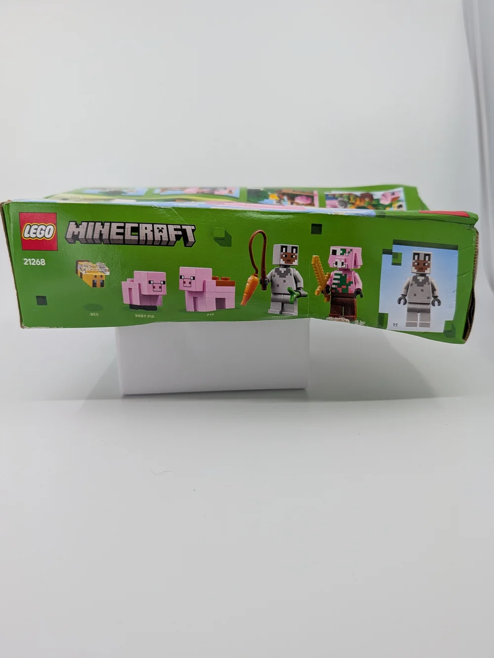 LEGO 21268 Minecraft The Baby Pig House, Sealed but Dented Box