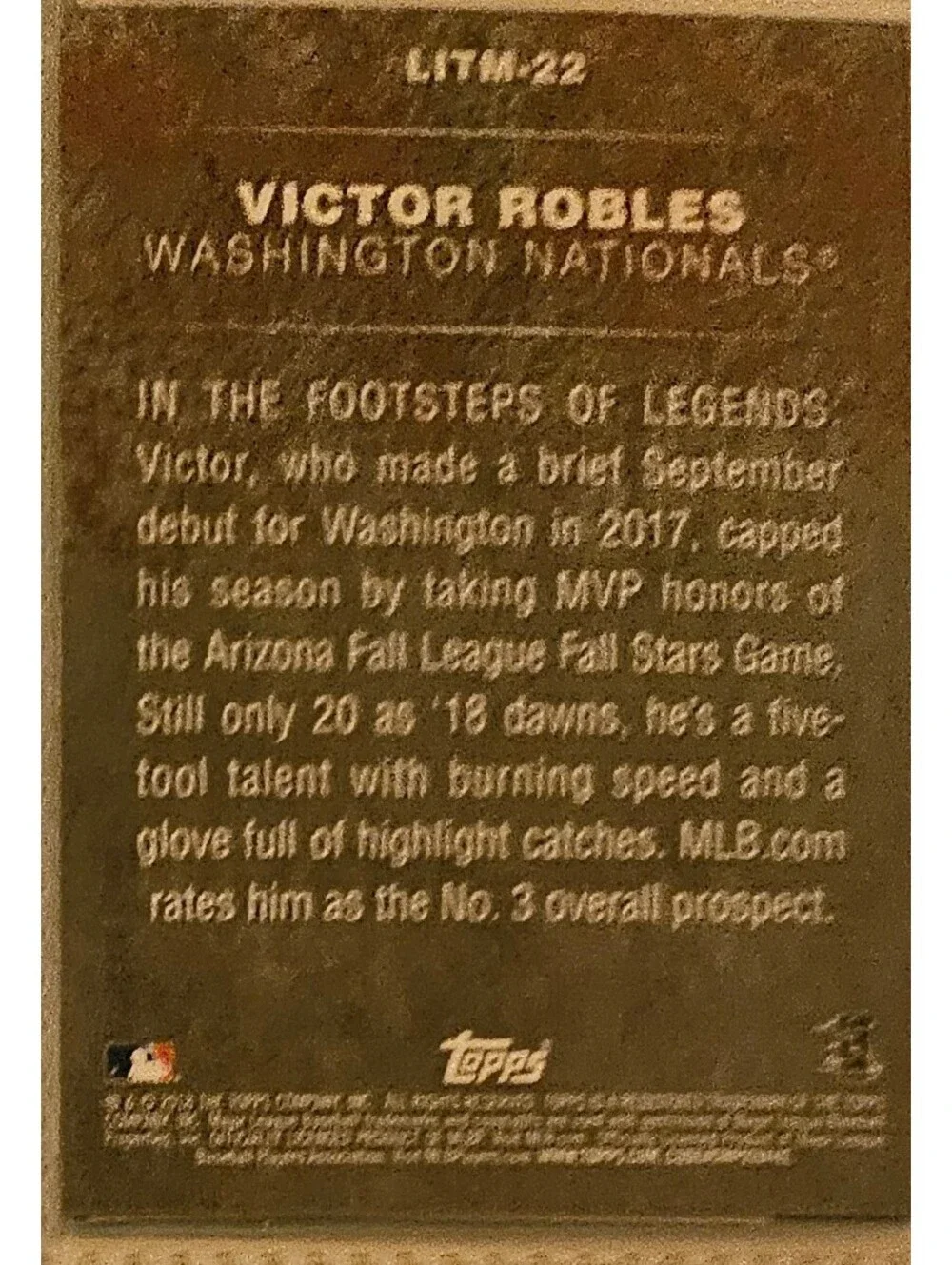 Topps victor robles