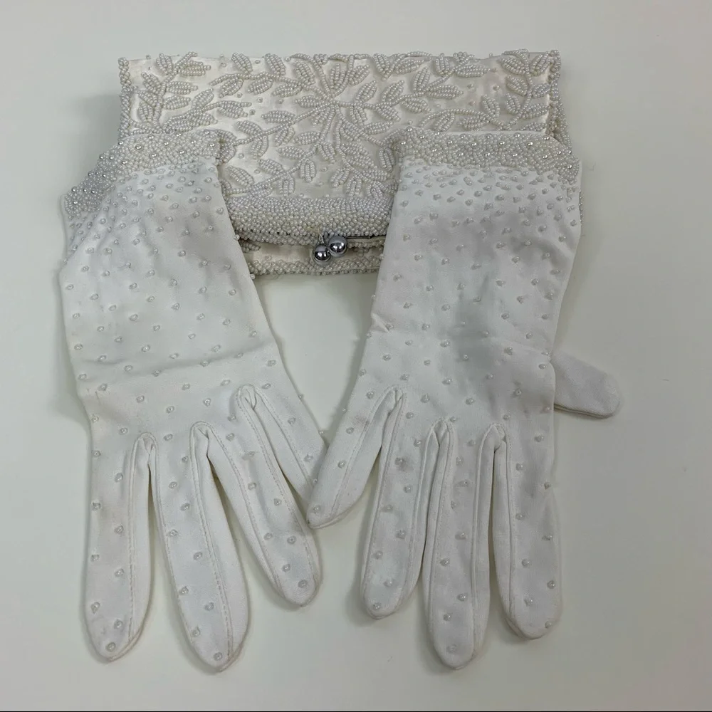 N/A white beaded