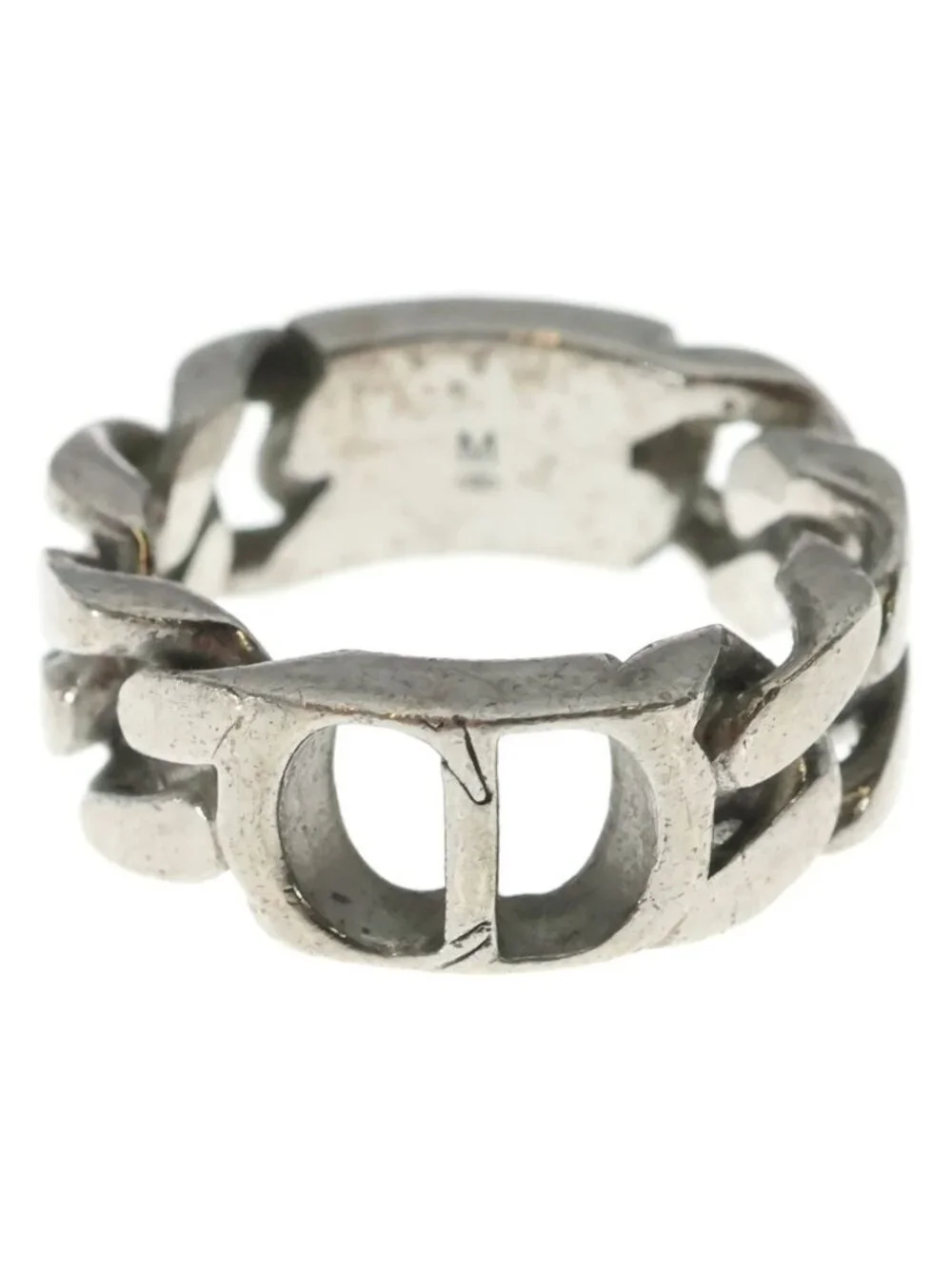 Dior CD Icon Chain Ring Silver