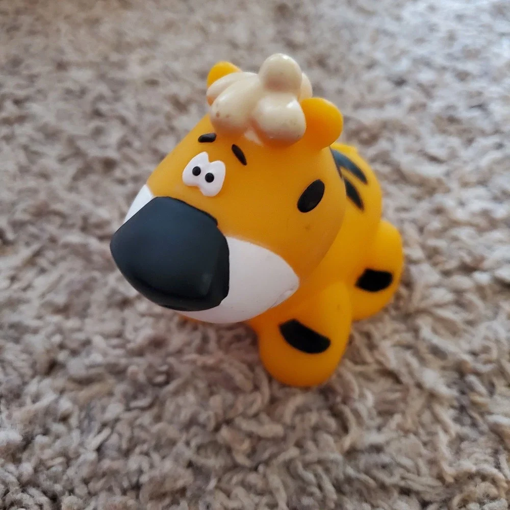 Little Tikes Chunky Yellow Tiger Animal Figure 2.75