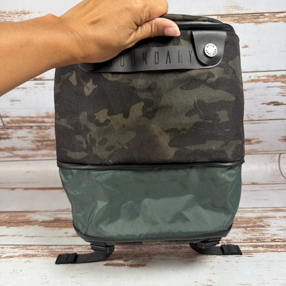 Boundary Supply Camo Camera Bag Expandable Padded Modular Tech Insert 9x7.5