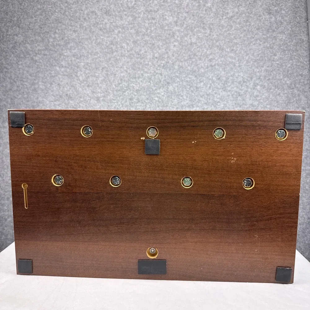 Wood Beer Tap Handle Display Stand‎ 16 Capacity Two Tier Brown Bar Rack 18 Inch