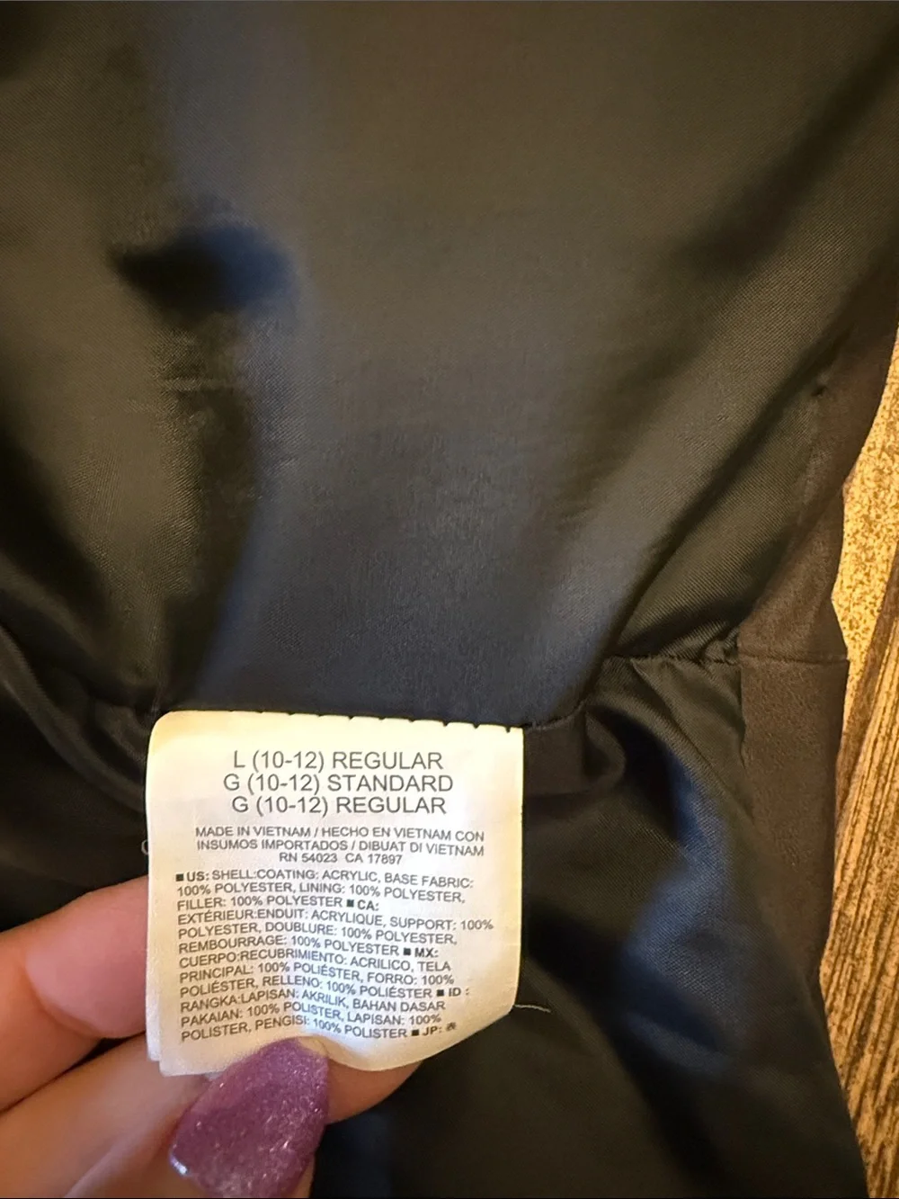Old Navy warm insulated