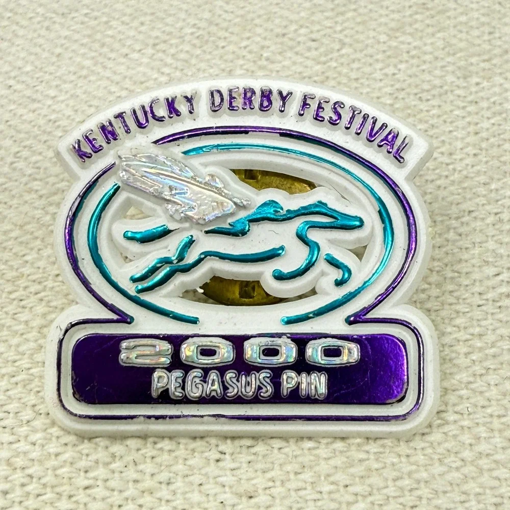 2000 Kentucky Derby Festival Pegasus Pin Enamel Lapel Brooch‎