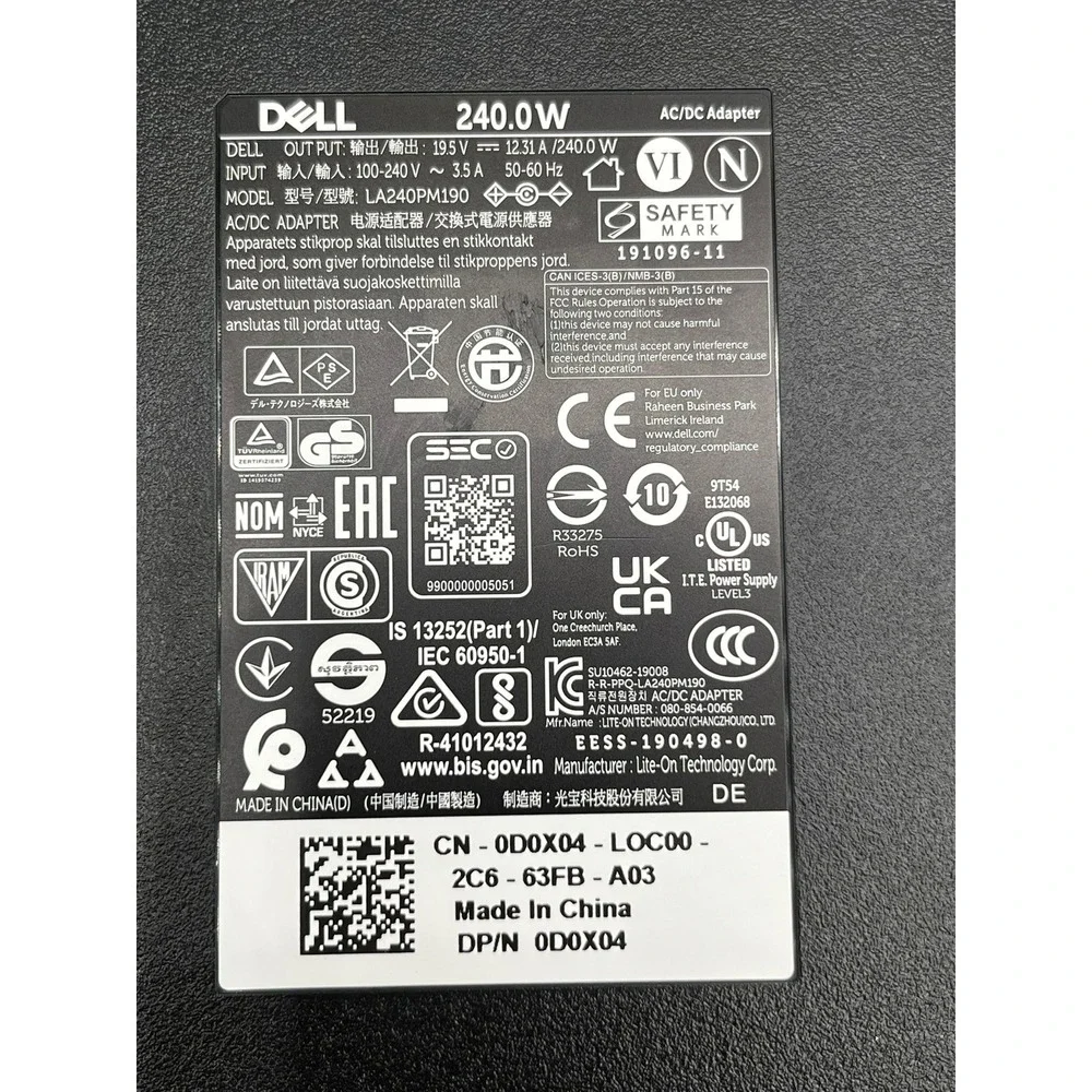 Dell 240w ac