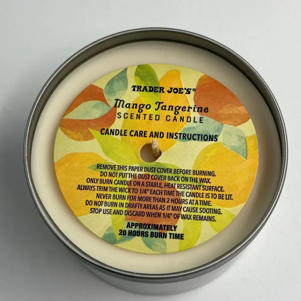 Trader Joes unused unburned