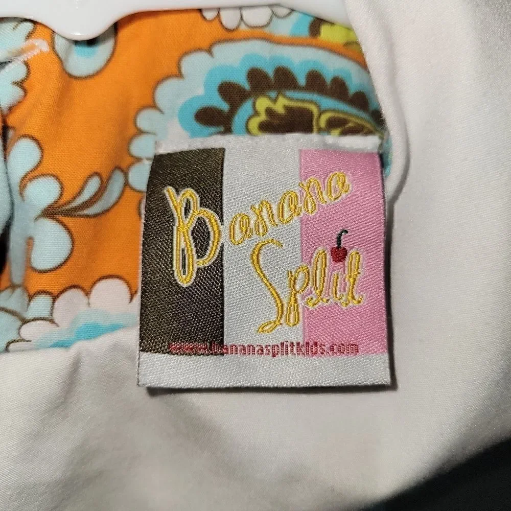 Banana Split orange floral