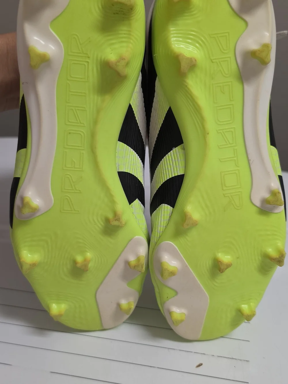 adidas white neon