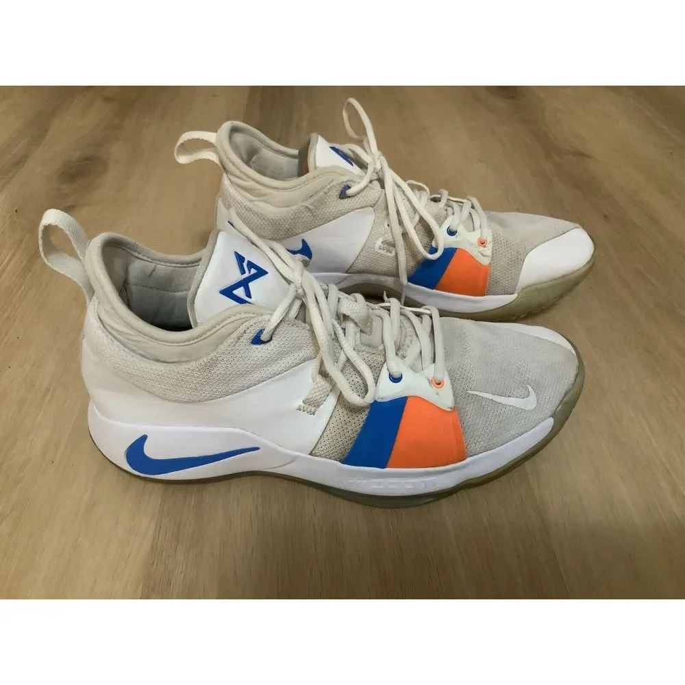 Size 12 - Nike PG 2 The Bait II‎ Colorful White Blue Orange