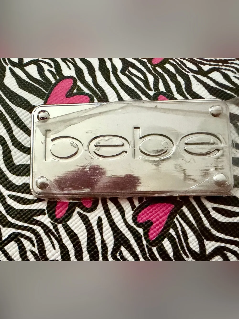 bebe faux leather