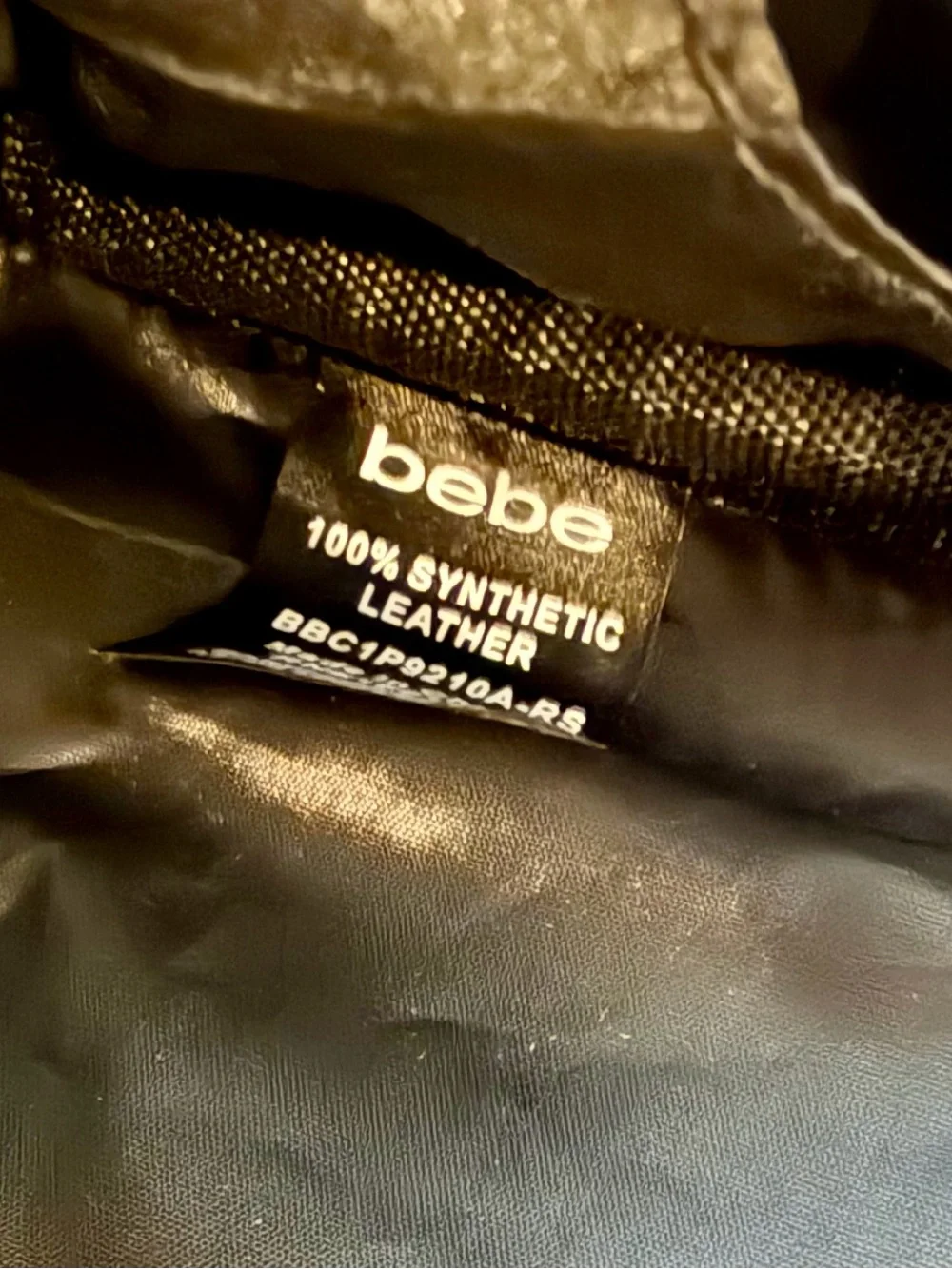bebe faux leather