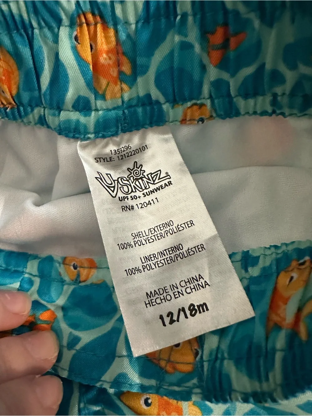 Uv Skinz protective teal
