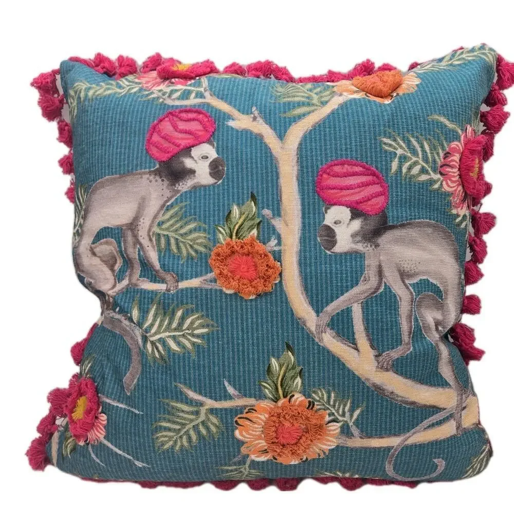 Tree Monkey Accent Pillow 19