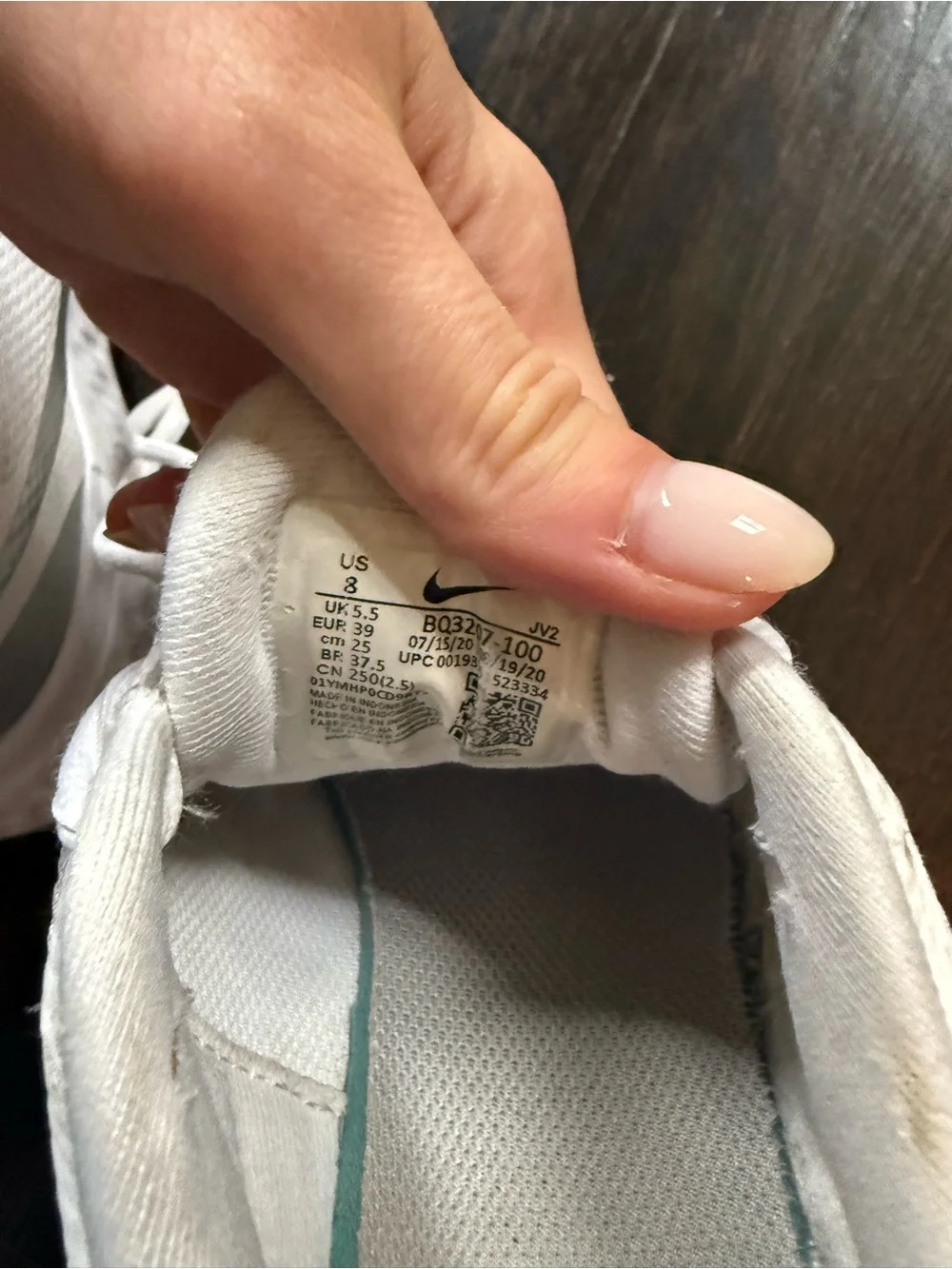 Nike breathable mesh
