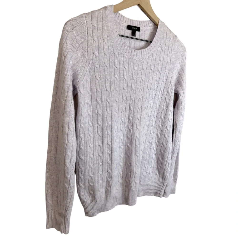 J. Crew Cambridge Wool Purple Sweater