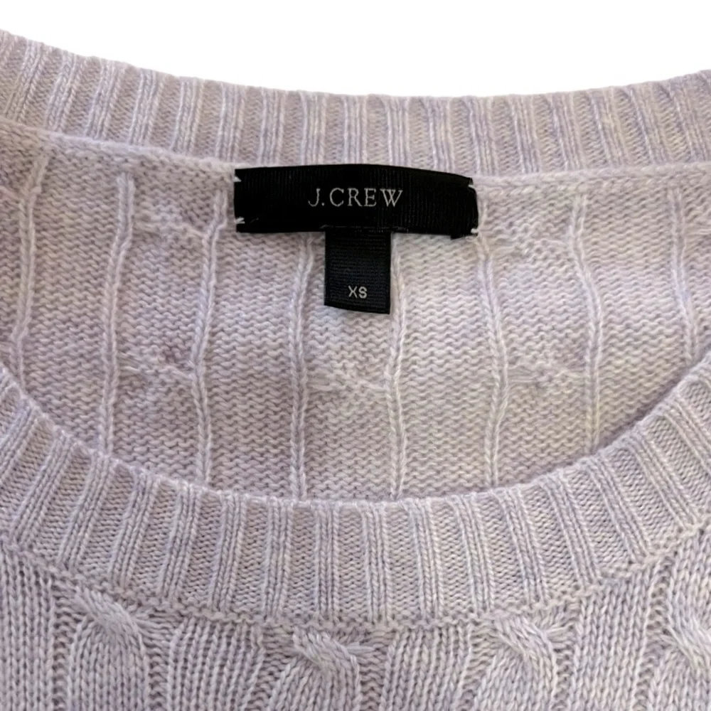 J. Crew Cambridge Wool Purple Sweater