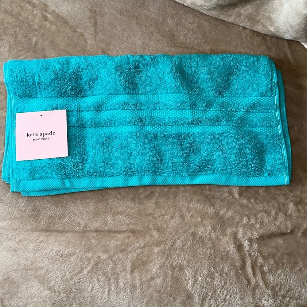 Kate Spade Teal Hand Towel