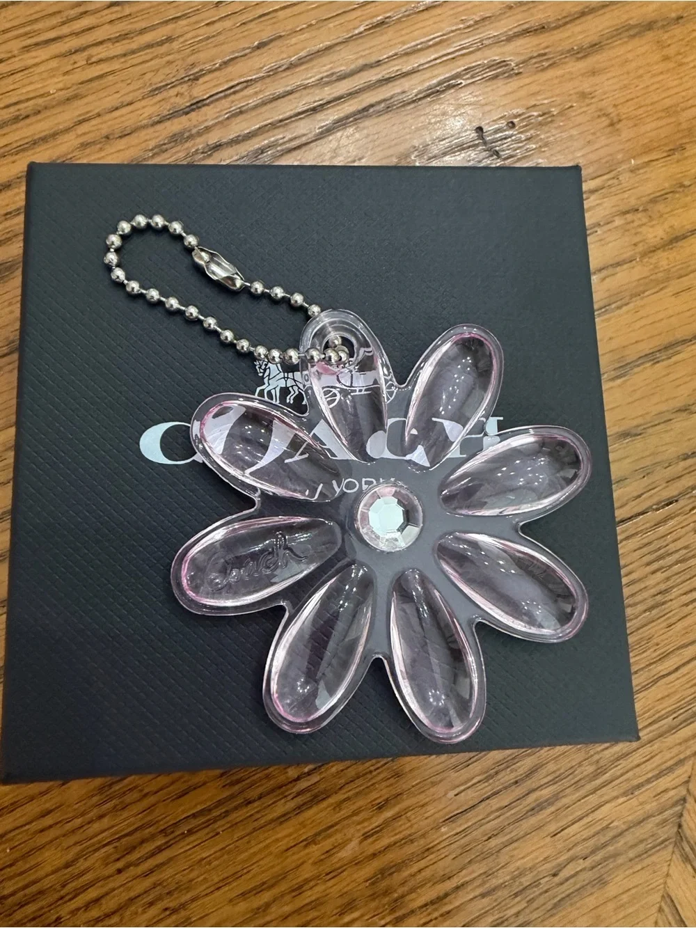Coach pink flower