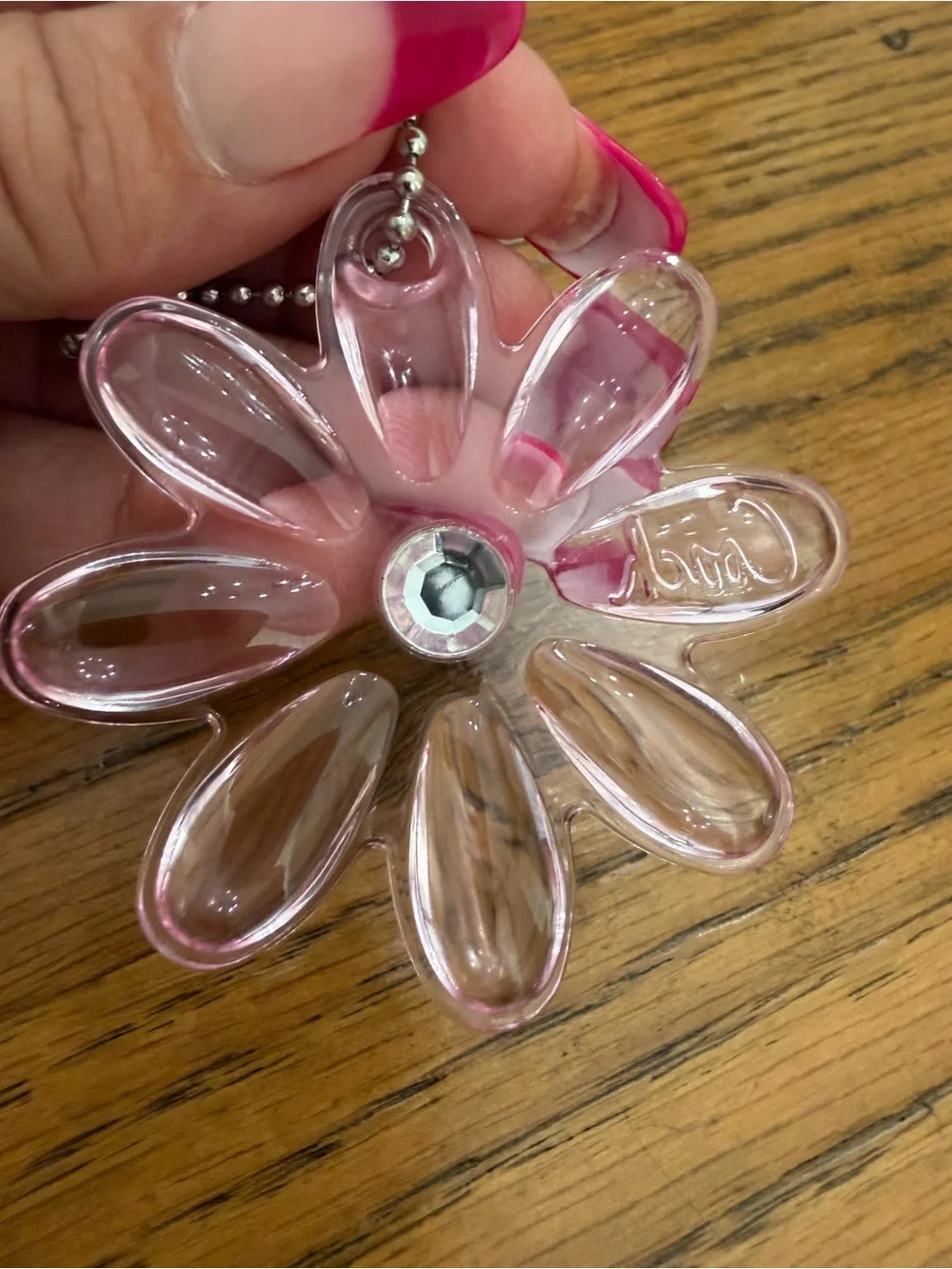 Coach pink flower