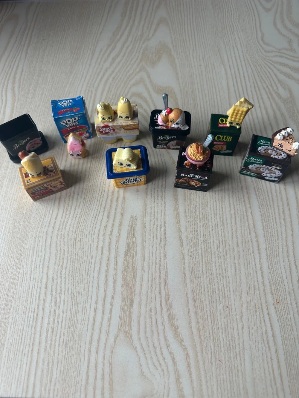 Shopkins Mini Food Toy Set lot real littles moose toys 9