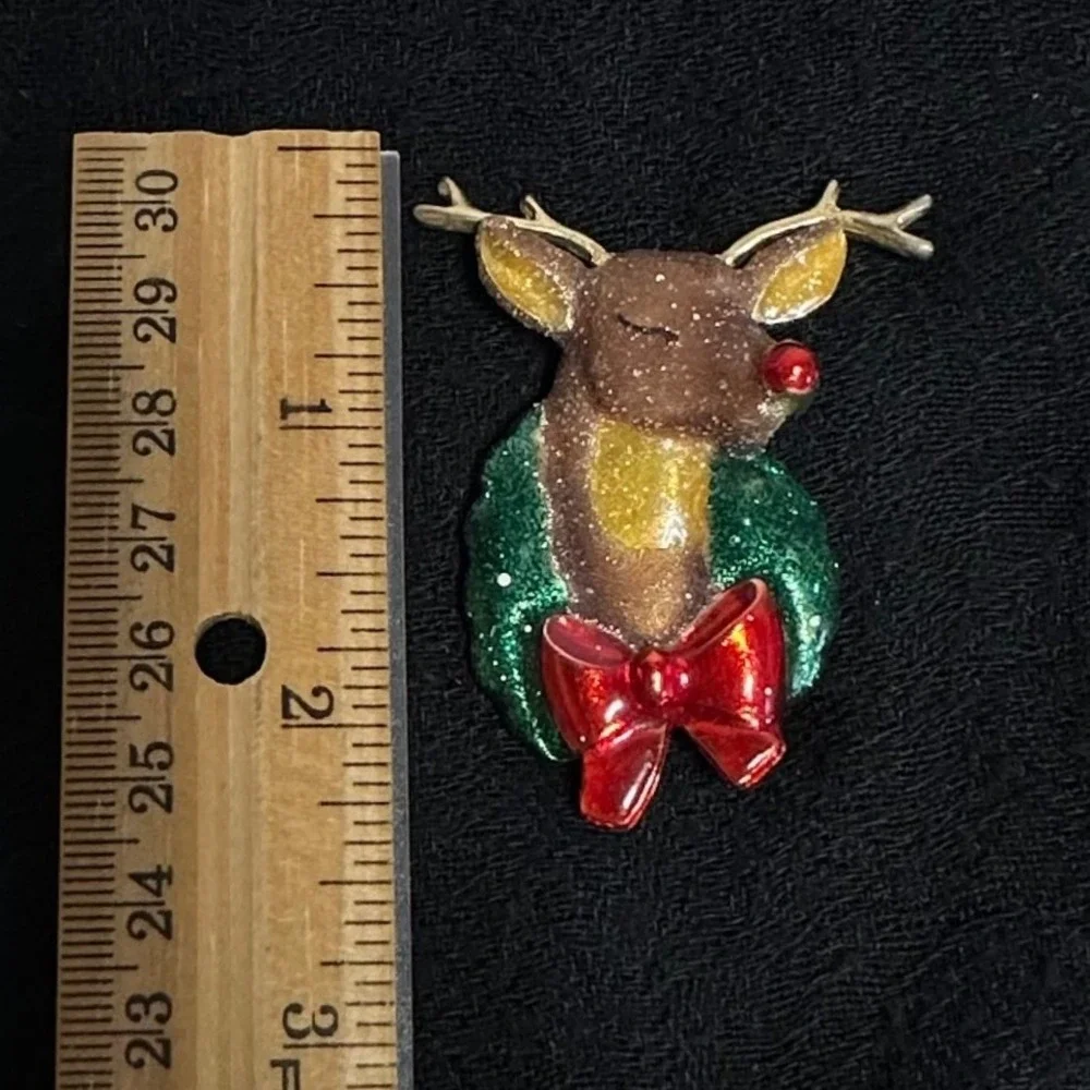 Danecraft reindeer brooch