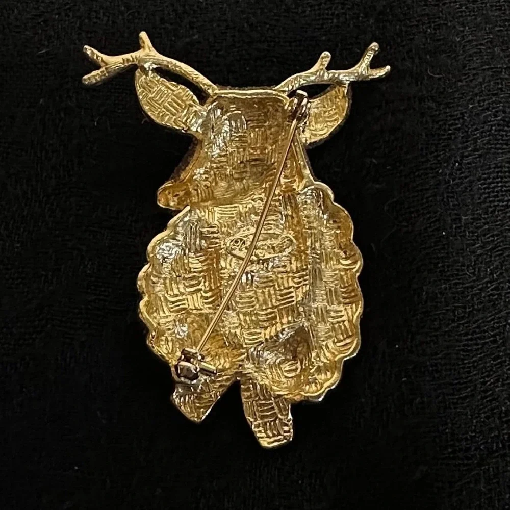 Danecraft reindeer brooch