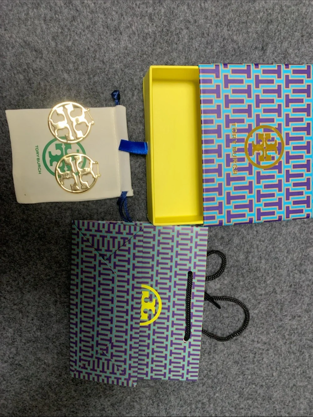Tory Burch gold tone